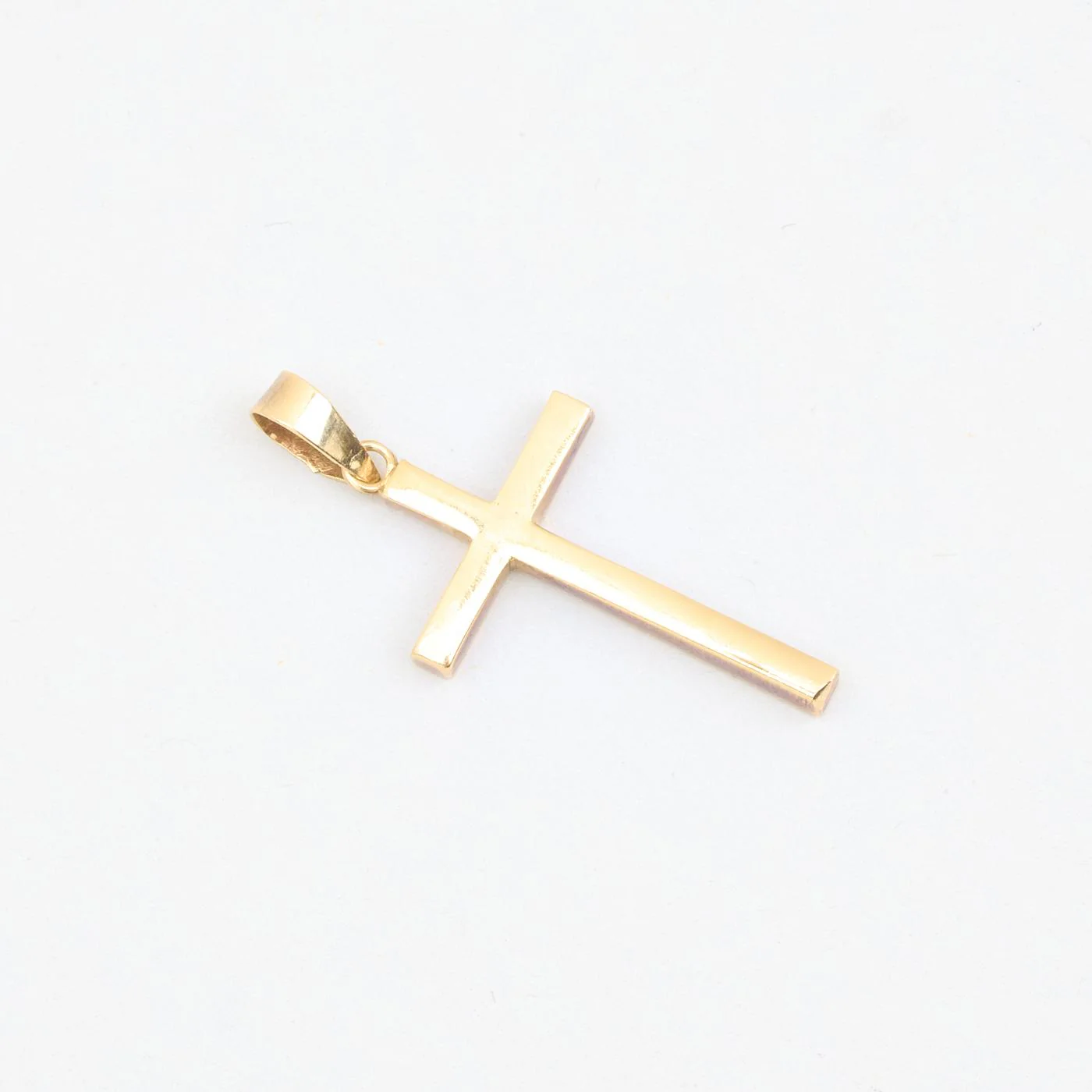 Kors i 14K guld, 3.2 cm, 0.7 g - Image 3