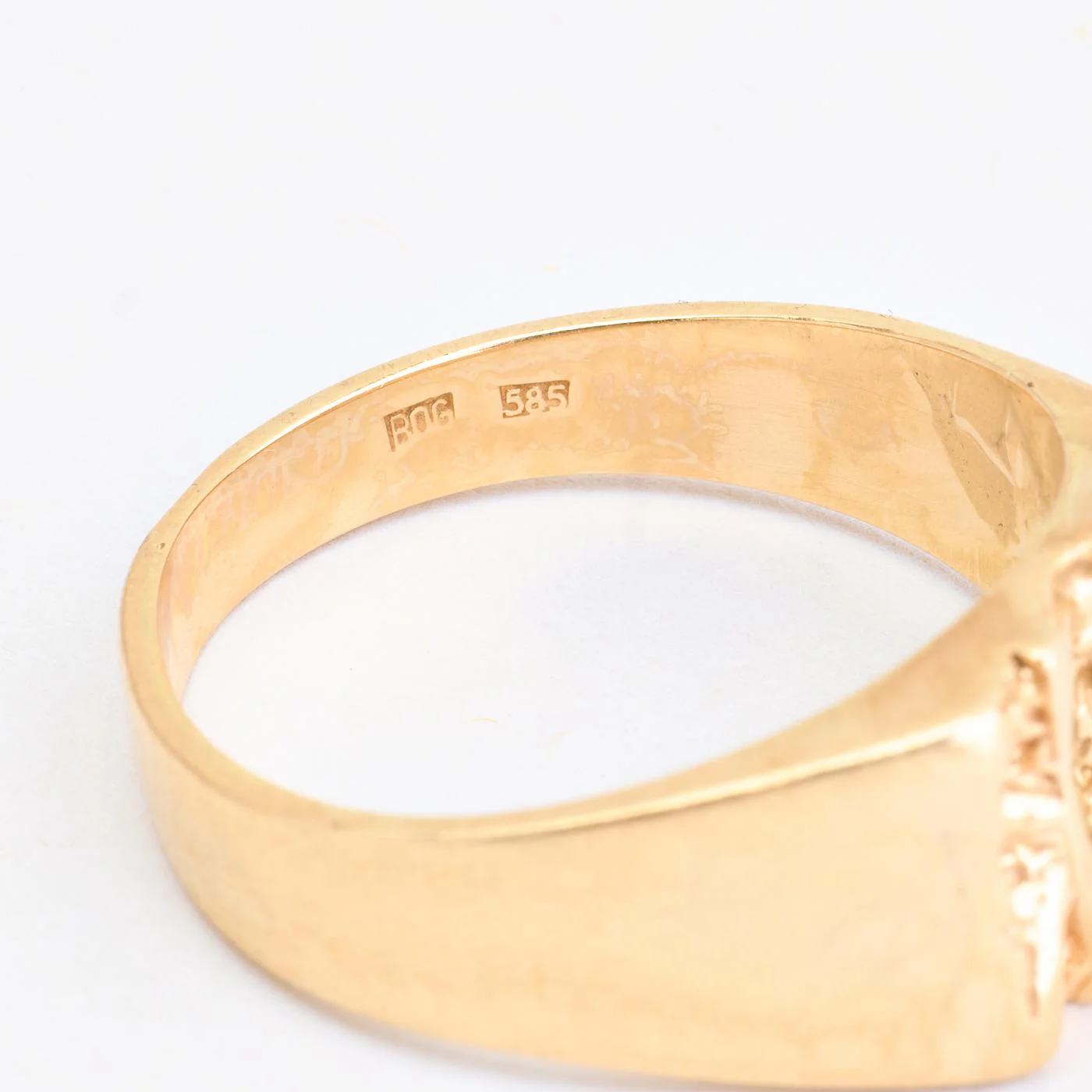 Organisk klackring i 14K guld strl. 20.1 / strl. 63 - Image 5