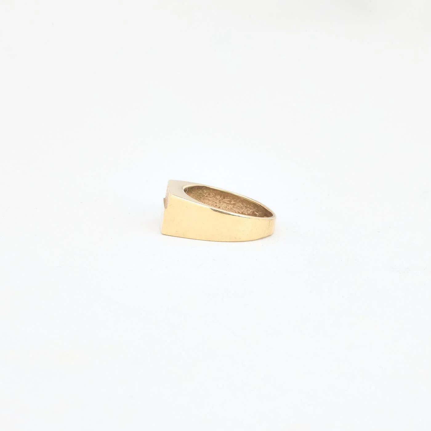 Organisk klackring i 8K guld strl. 17.5 / strl. 55 - Image 2