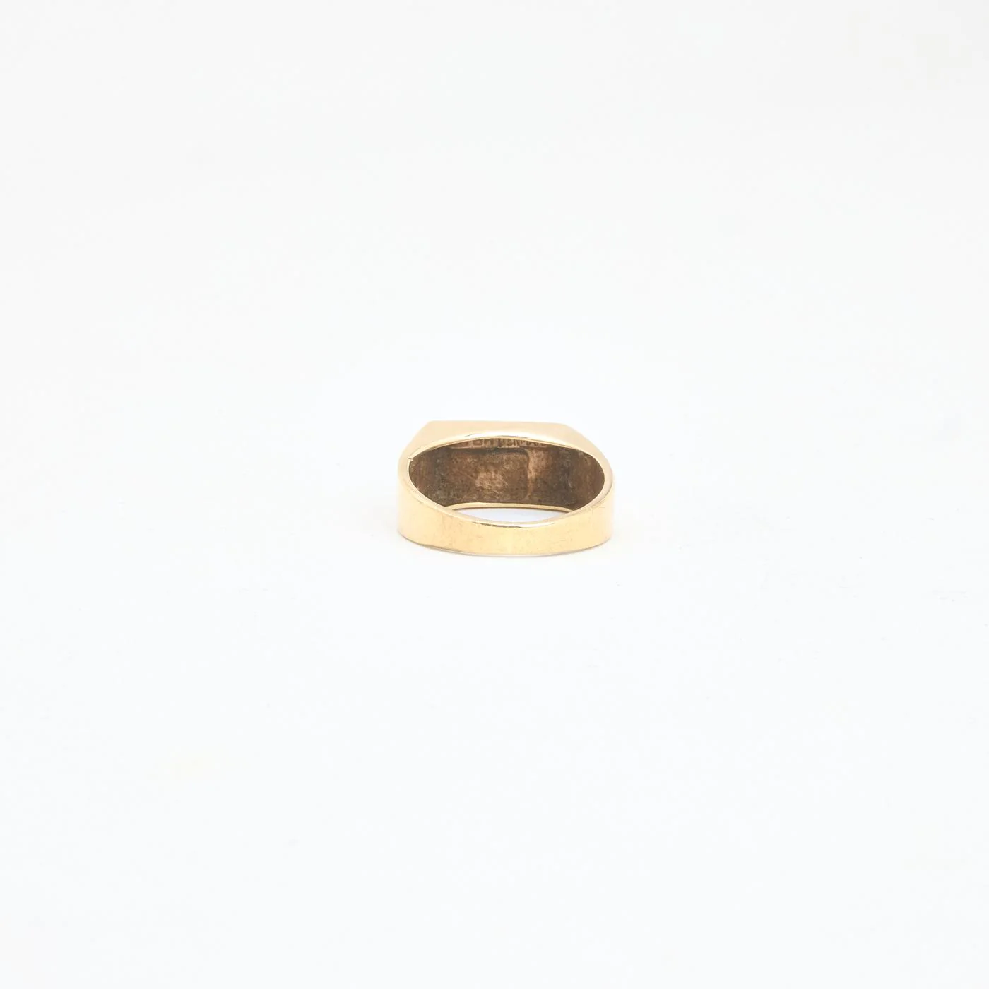 Organisk klackring i 8K guld strl. 17.5 / strl. 55 - Image 3