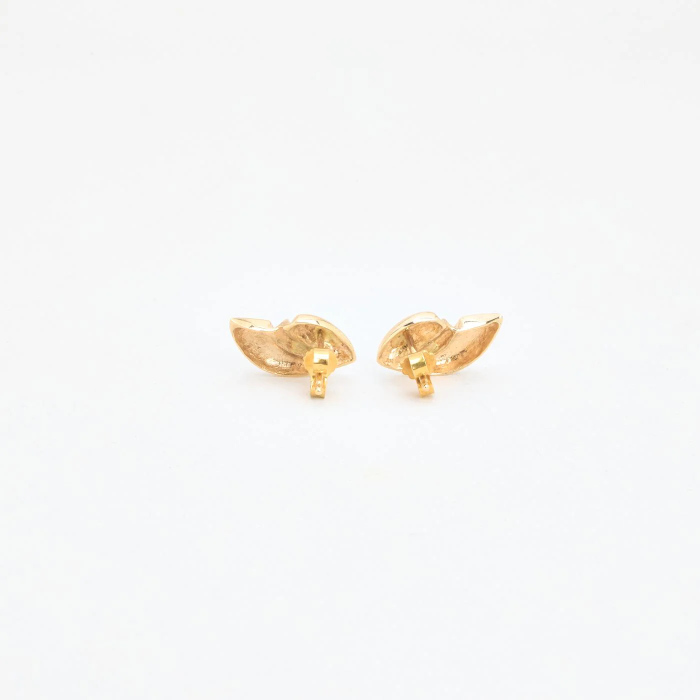 Örhängen med stift i 14K guld, 1.8 cm, - Image 3