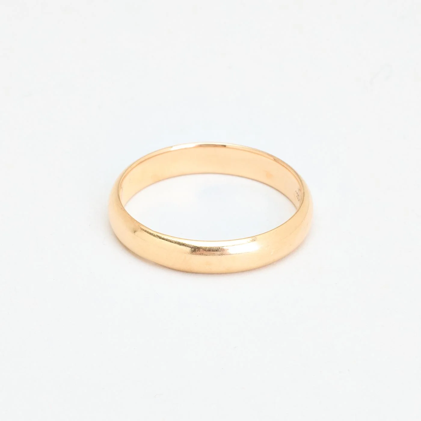 Klassisk vigselring i 14K guld strl. 19.7 / strl. 62 - Image 4