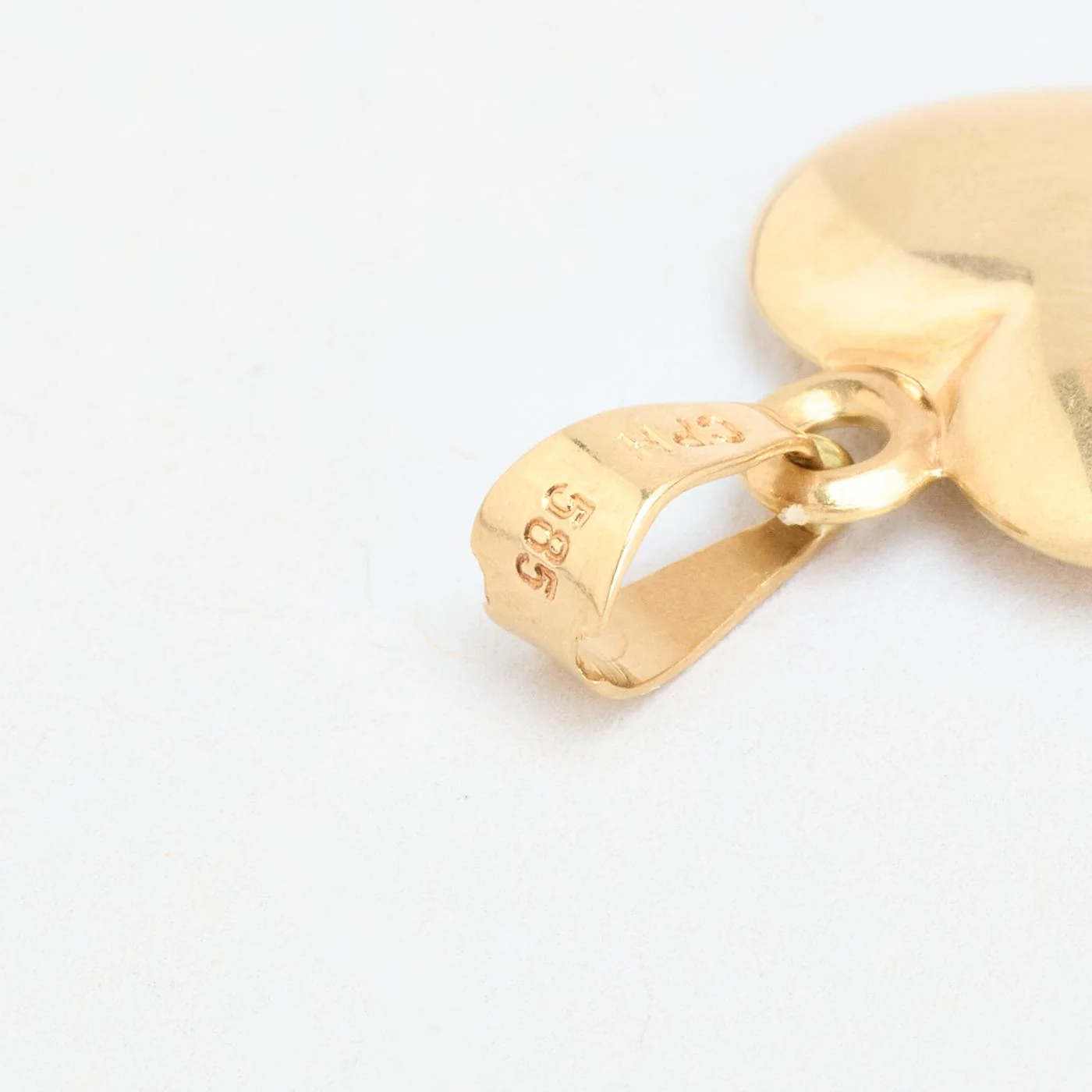 Klassisk Hjärthänge i 14K guld, 2.2 cm, 1.31 g - Image 5
