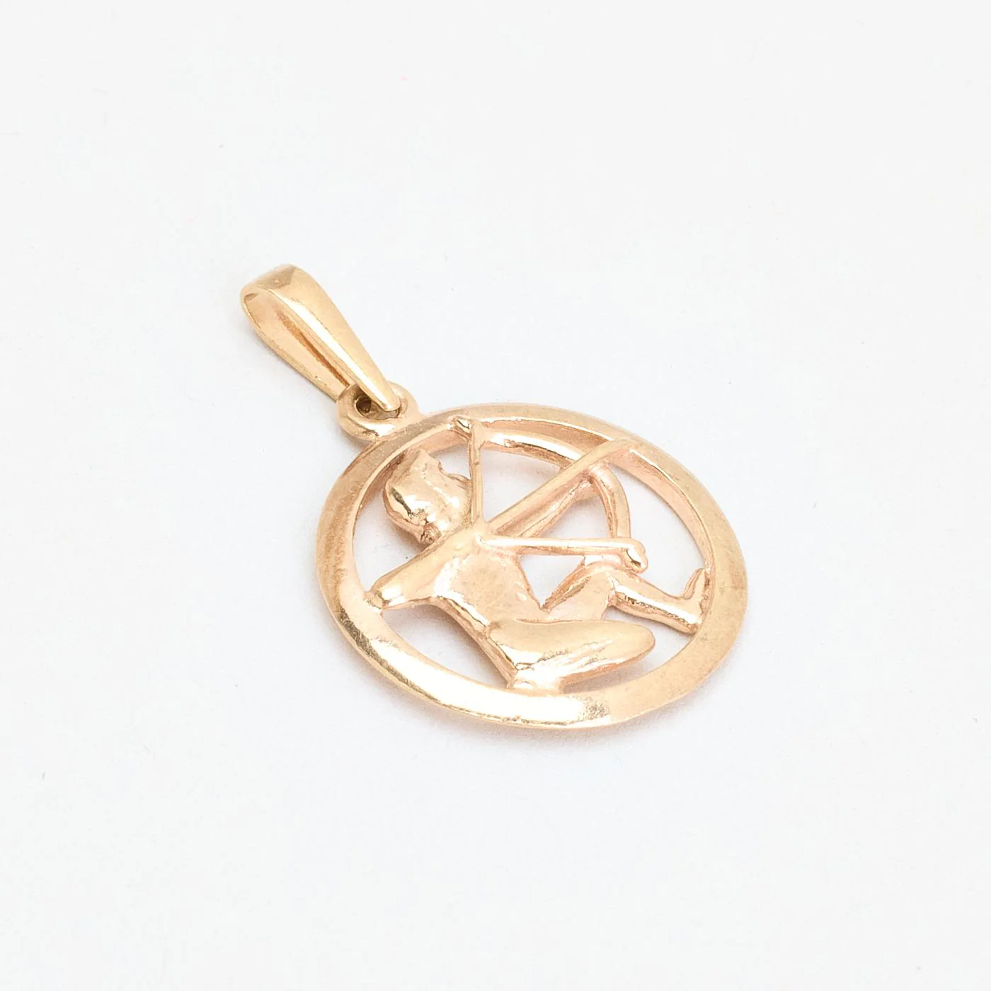 Skytte Hänge i 8K guld, 2.2 cm, 1.45 g - Image 3