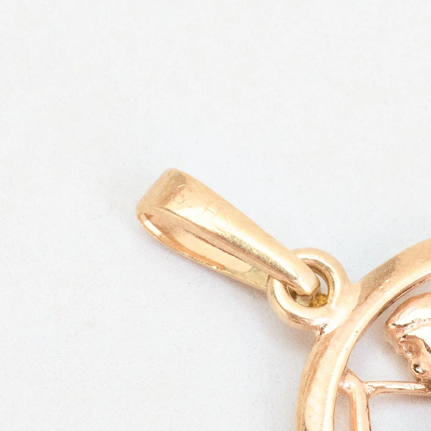 Skytte Hänge i 8K guld, 2.2 cm, 1.45 g - Image 4