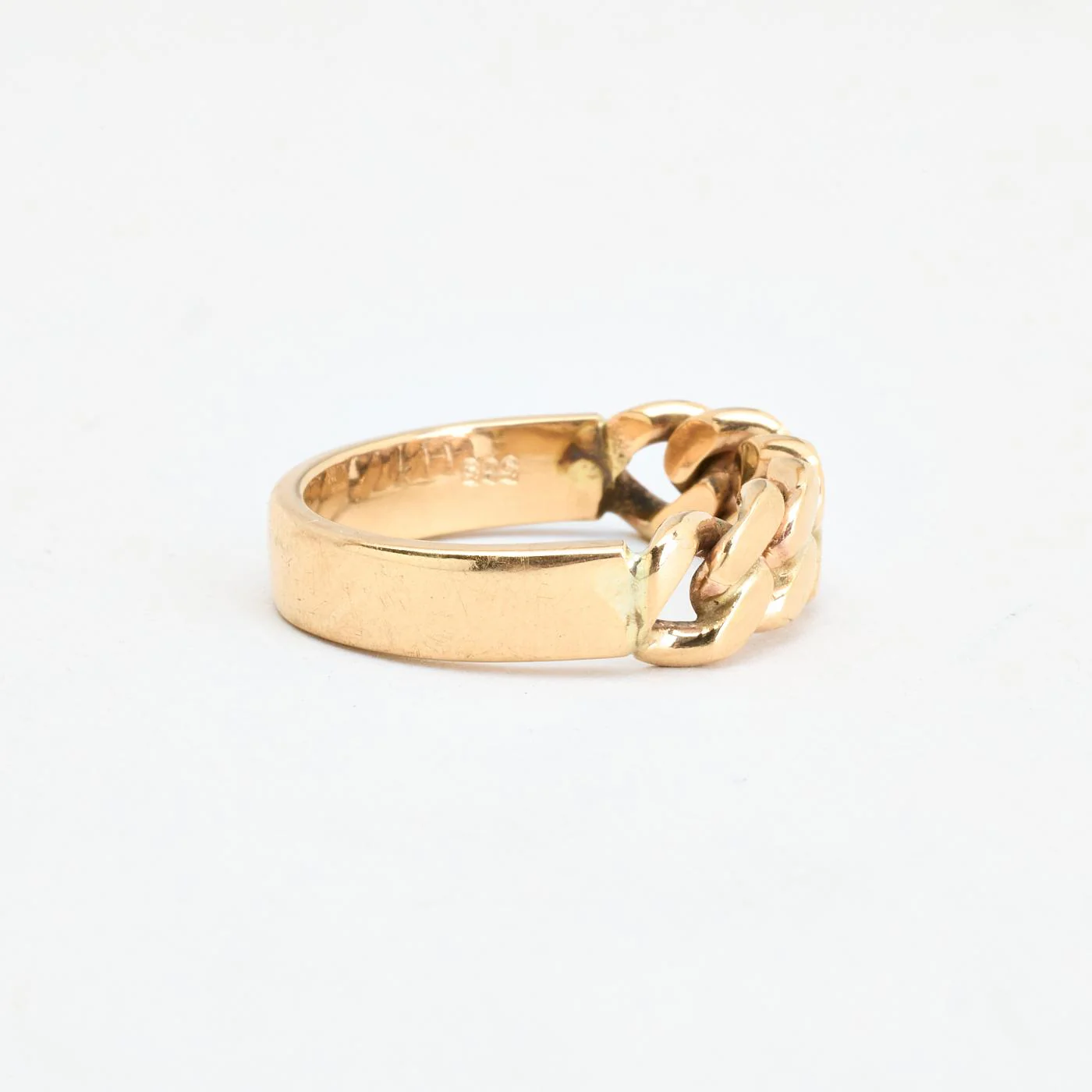Pansar band i 14K guld strl. 17.5 / strl. 55 - Image 2