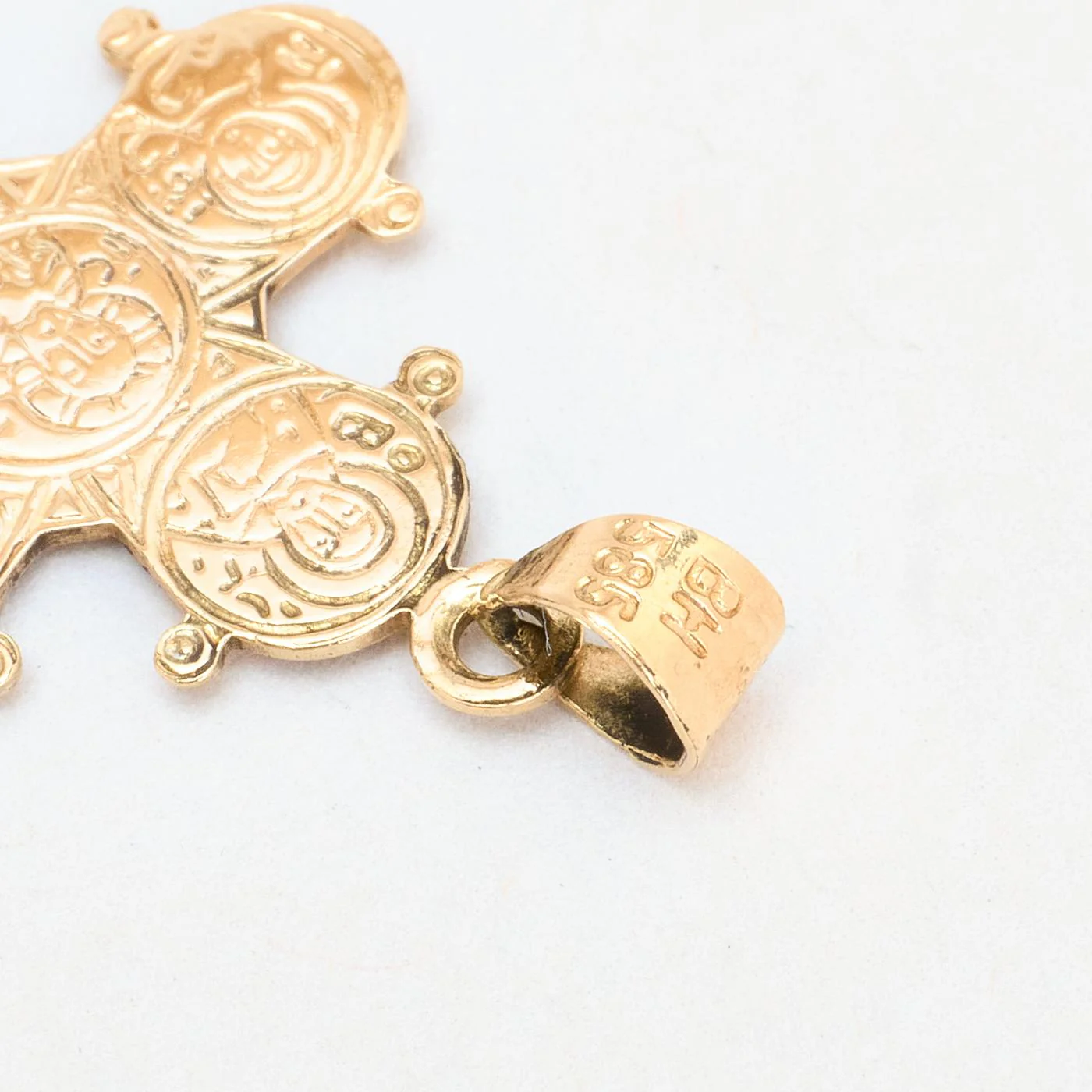 Dagmarkors i 14K guld, 2.2 cm, 1.4 g - Image 4