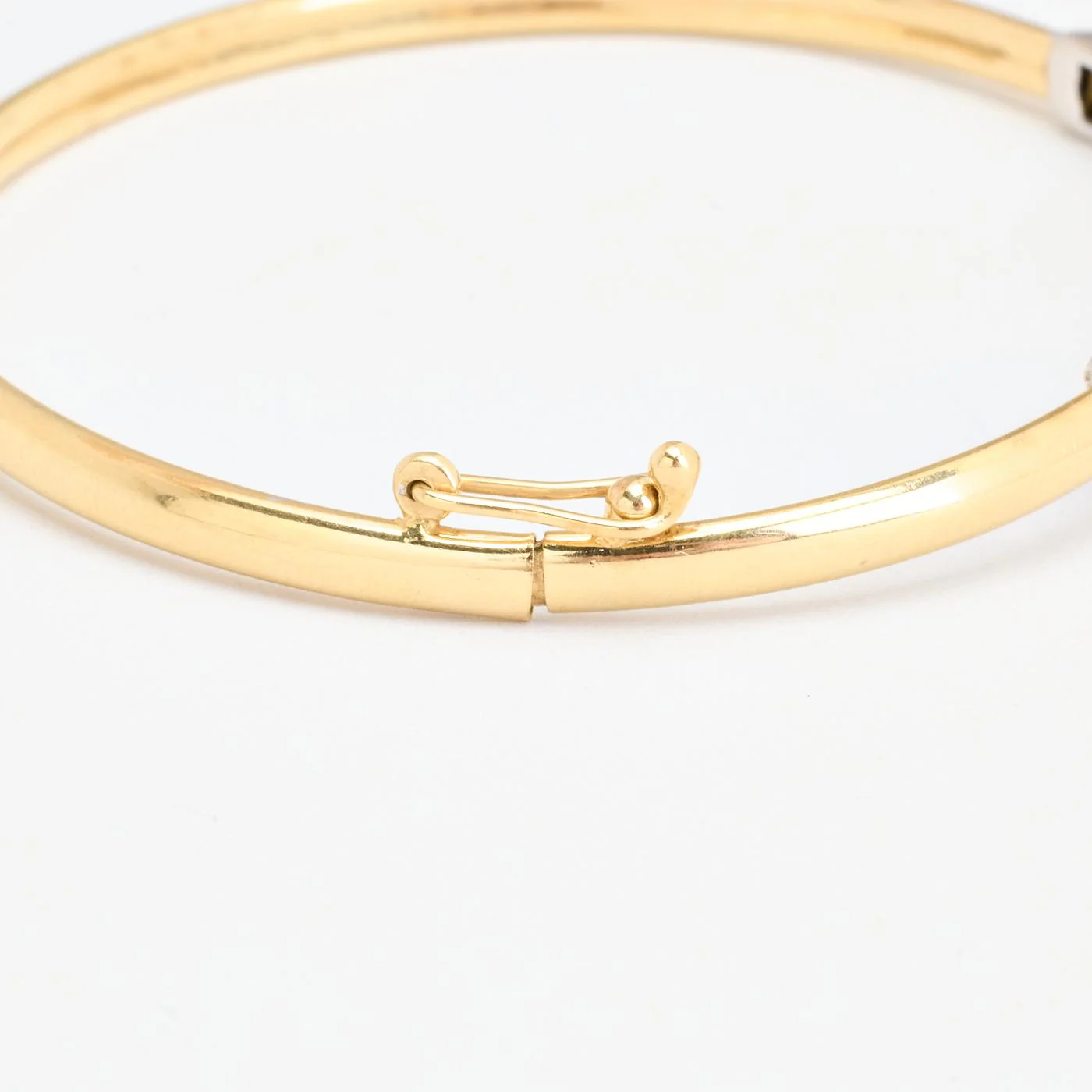 Orm armring med lås i 14K guld med en zirkonia, 6.3 cm, 5.54 g - Image 4