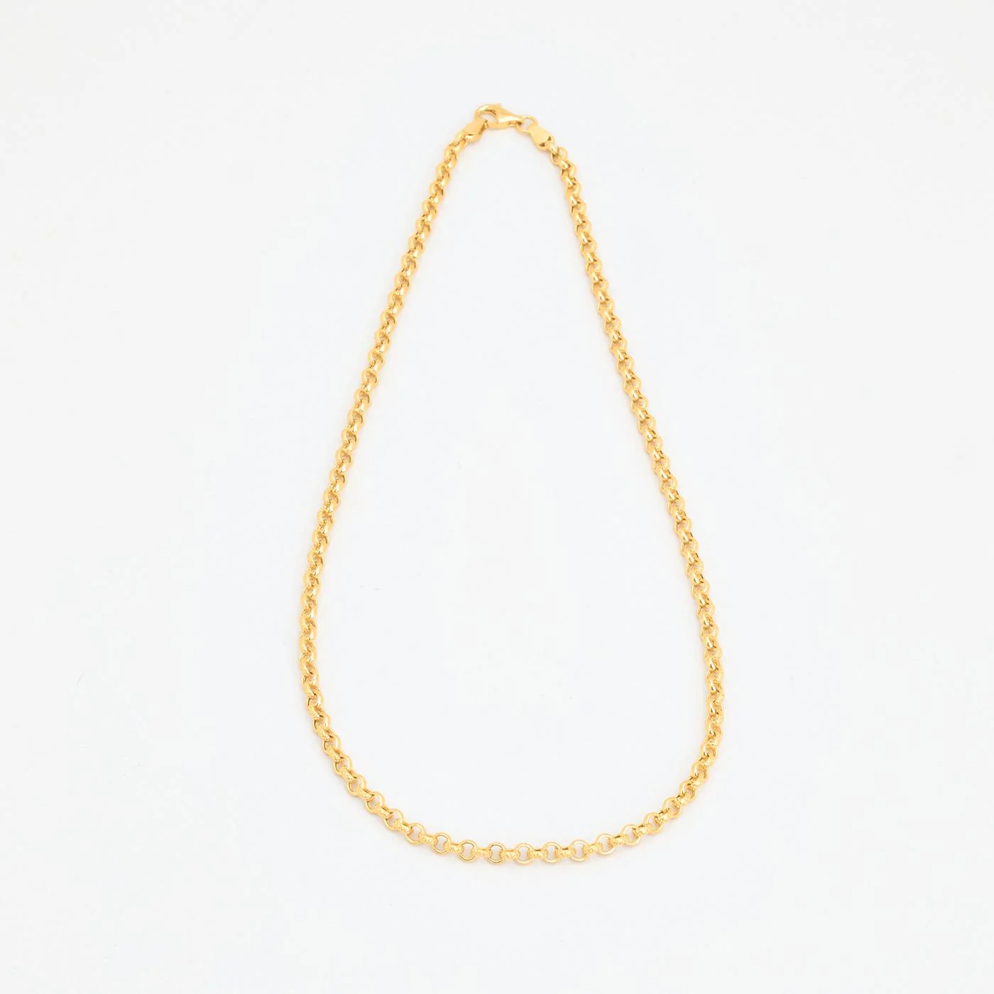 Mönstrad Ärtkedja Halsband i 14K guld, 45 cm, 8.4 g - Image 2