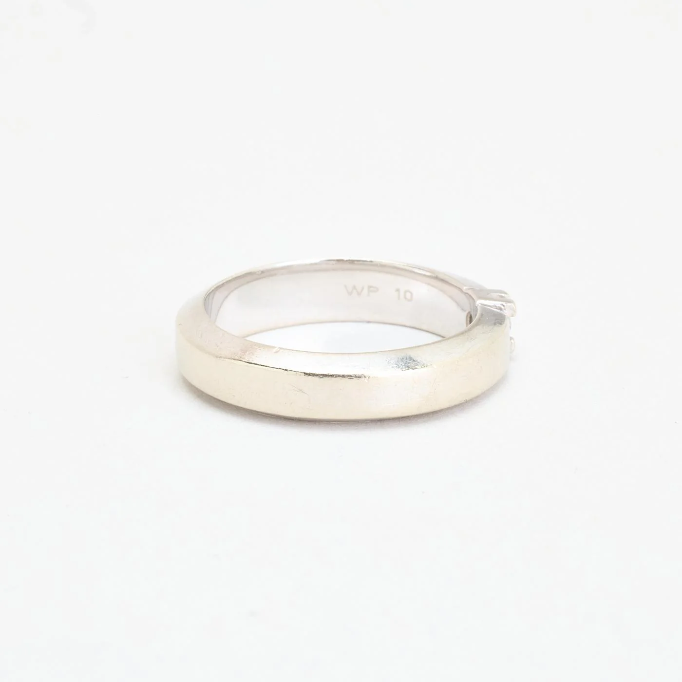 Alliansring med diamant (0.1 ct) i 14K guld strl. 18.1 / strl. 57 - Image 3