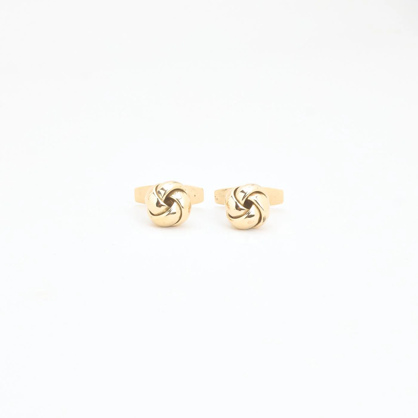 Knut Manschettknappar i 14K guld, 1.2 cm, 6.15 g