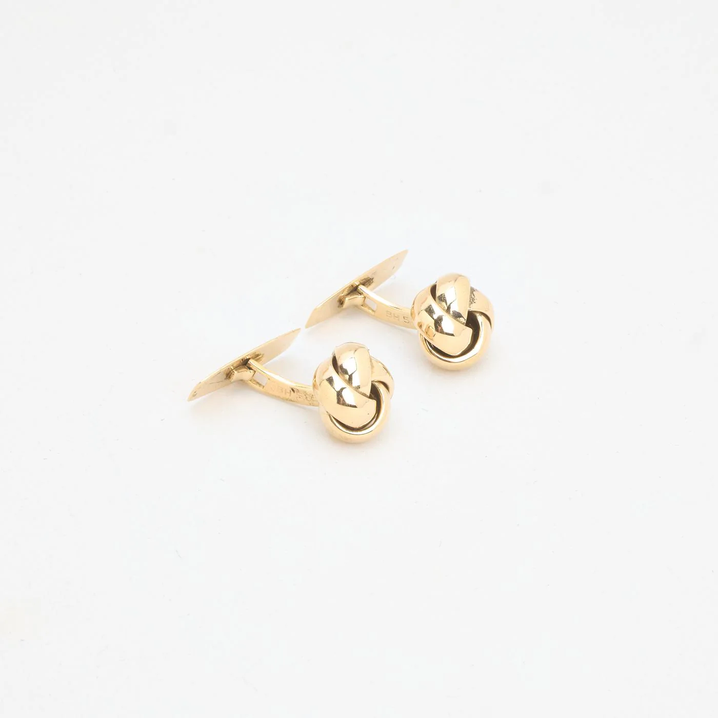 Knut Manschettknappar i 14K guld, 1.2 cm, 6.15 g - Image 4