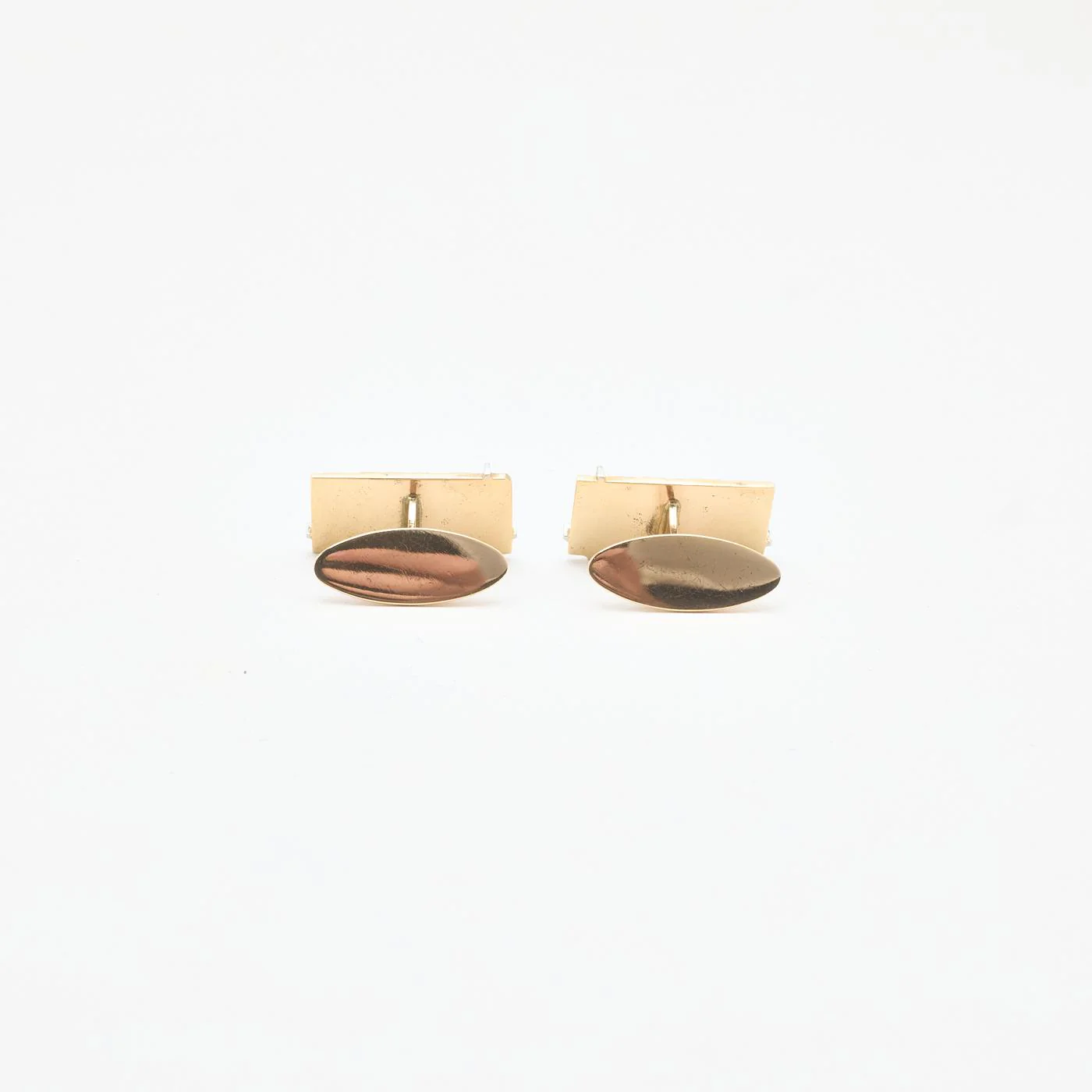 Organisk Korridor Manschettknappar i 14K guld, 2.2 cm, 11.95 g - Image 3