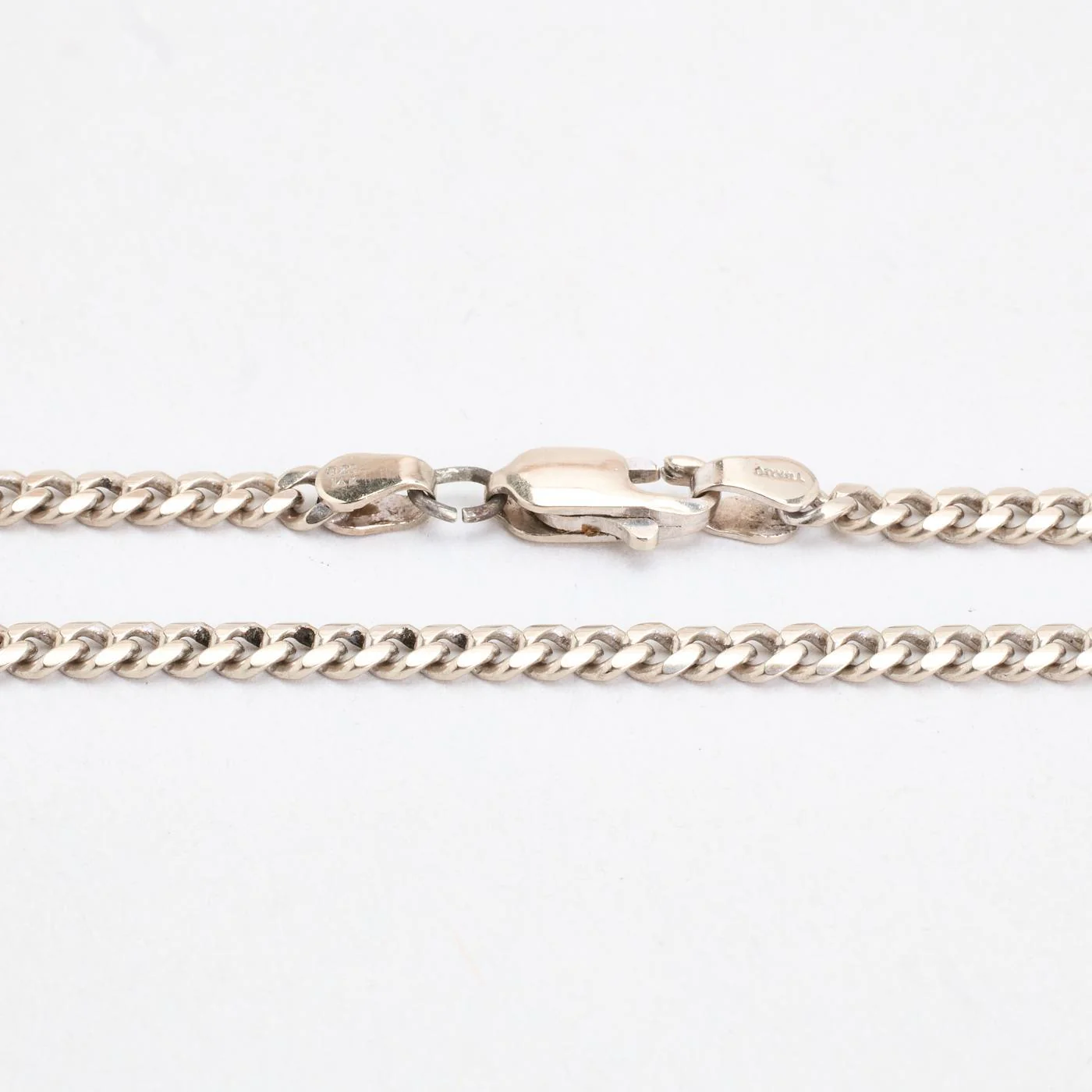 Pansar Halsband i 14K vitt guld, 57 cm, 19 g - Image 5