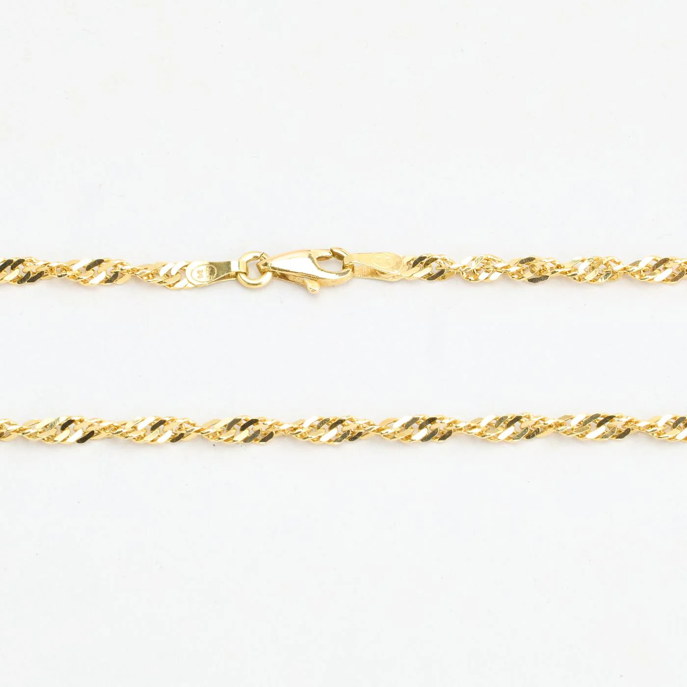 Singaporekedja Halsband i 14K guld, 42.5 cm, 6.5 g - Image 4