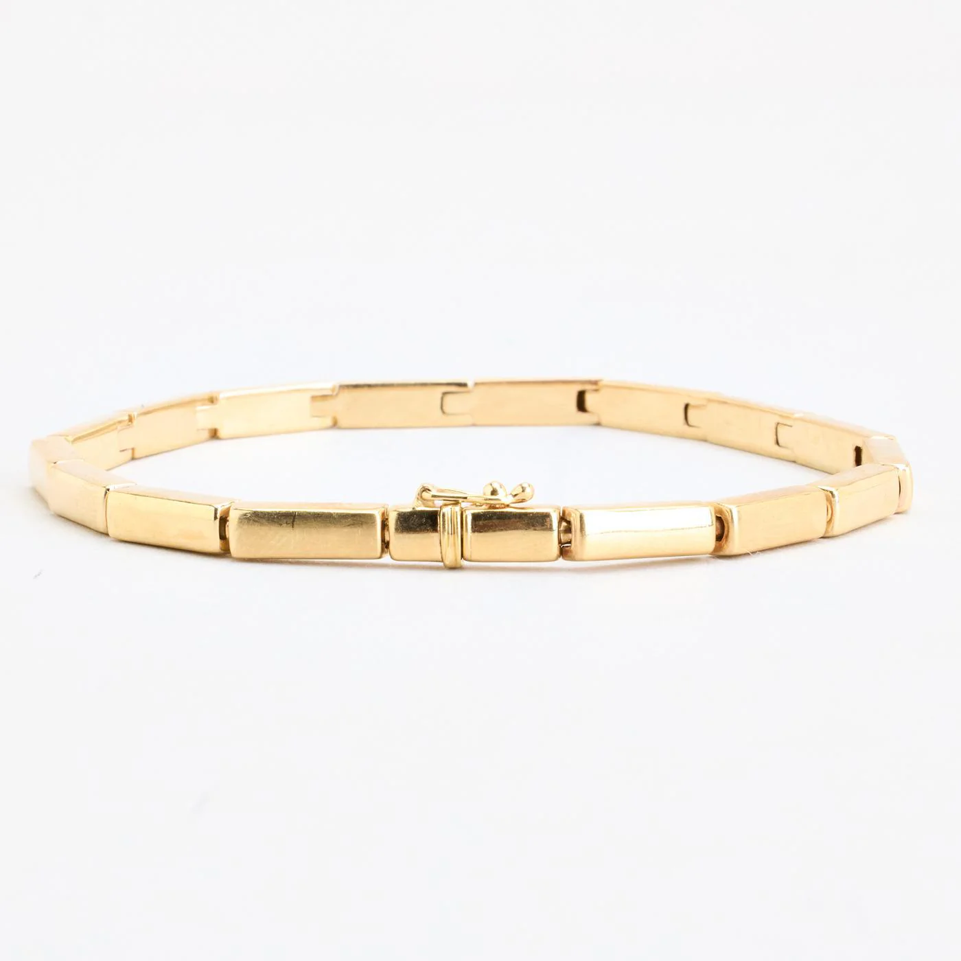 Geometrisk Armband i 14K guld, 19.5 cm, 8 g - Image 3