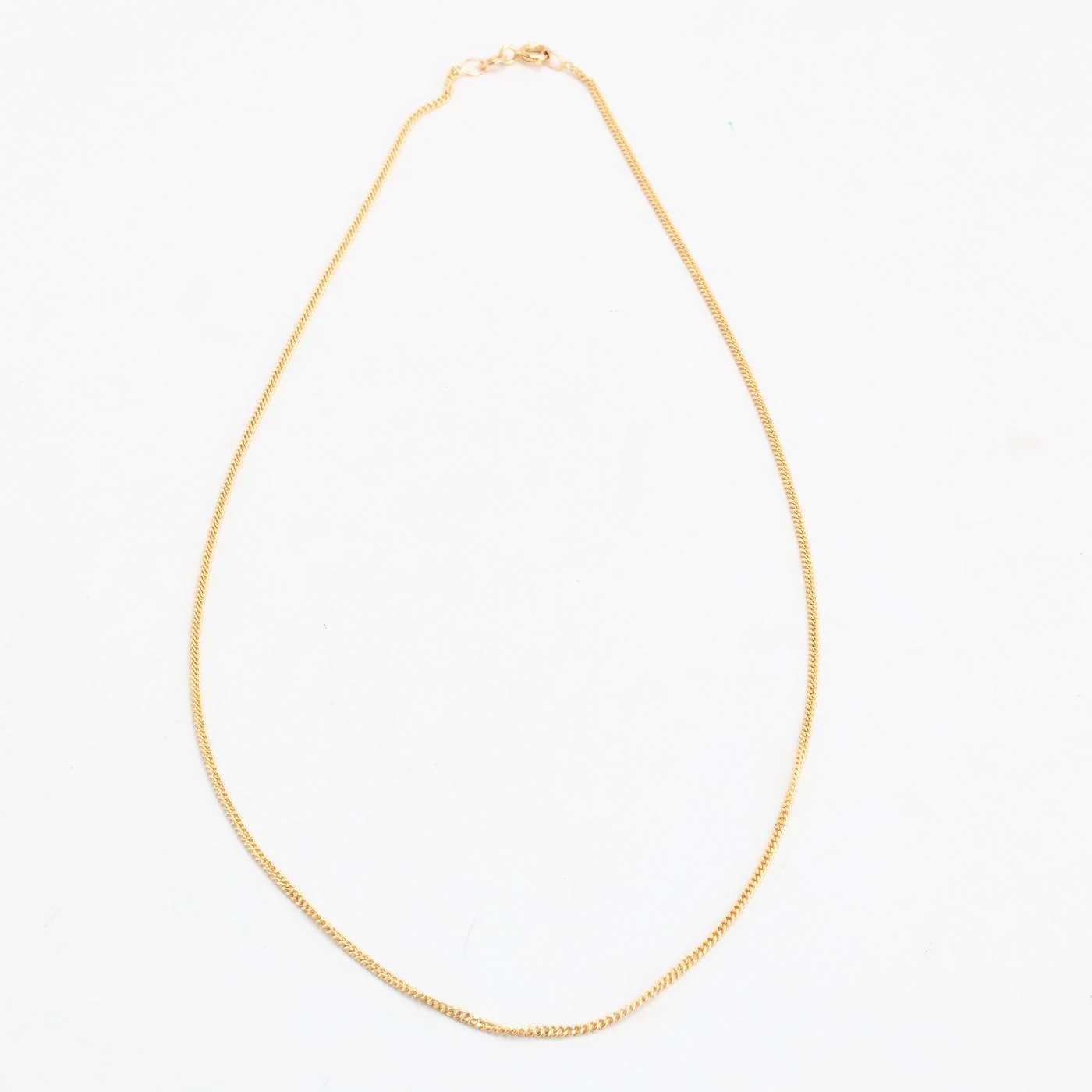 Pansar Halsband i 8K guld, 47 cm, 2.7 g