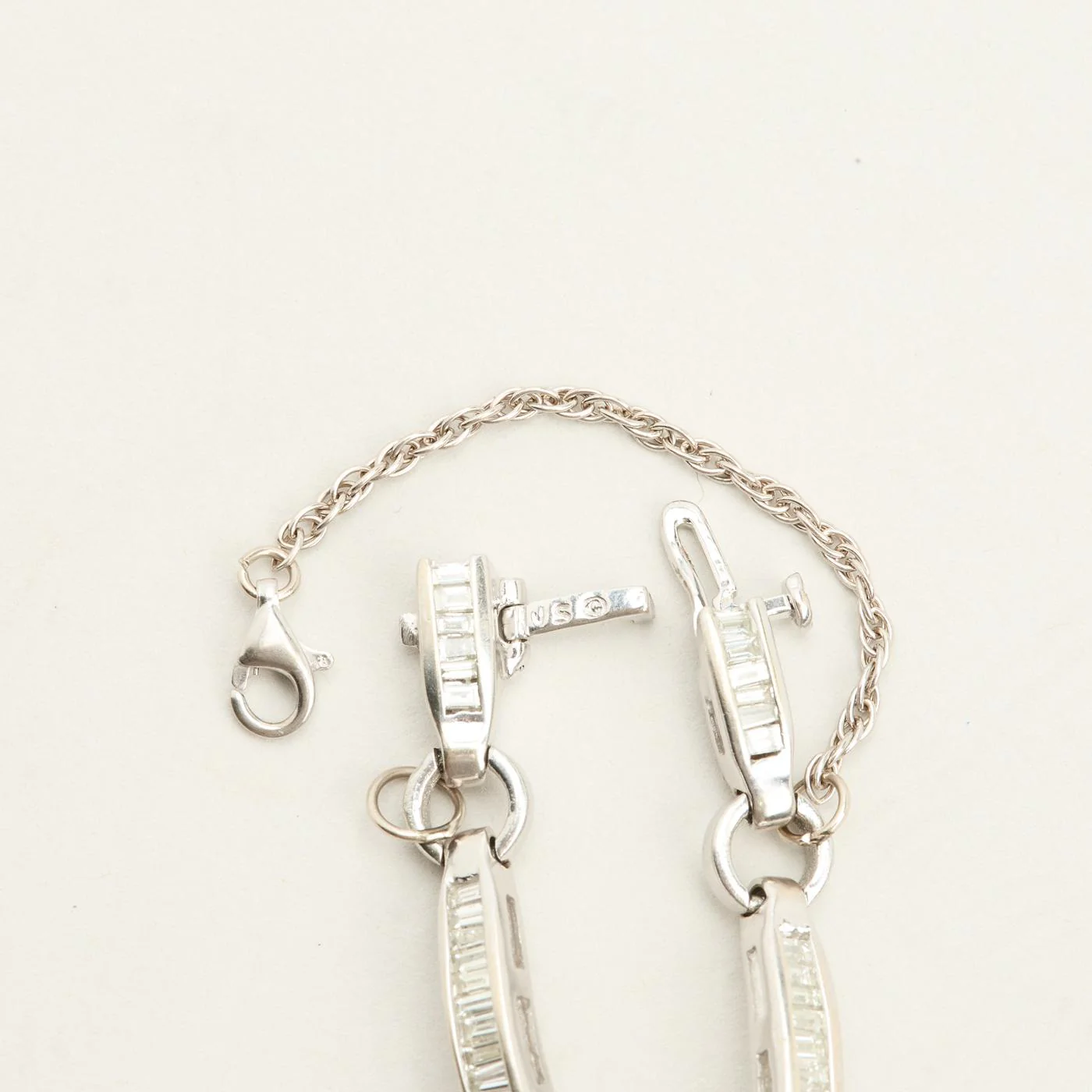 Tennisarmband med diamant (1.94 ct) i 14K vitt guld, 18.5 cm, 15.53 g - Image 5