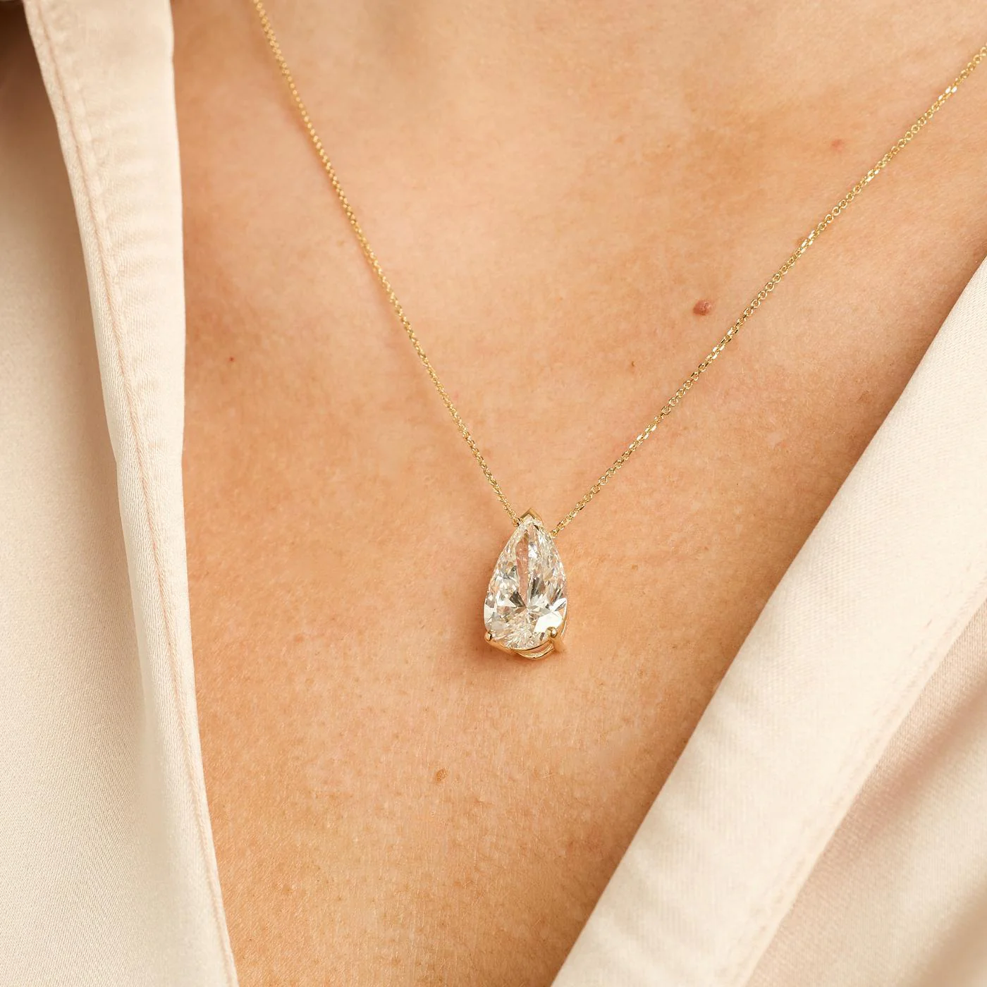 Ankarkedja Halsband med diamant (4.28 ct) i 18K guld, 43 cm, 3.2 g - Image 11
