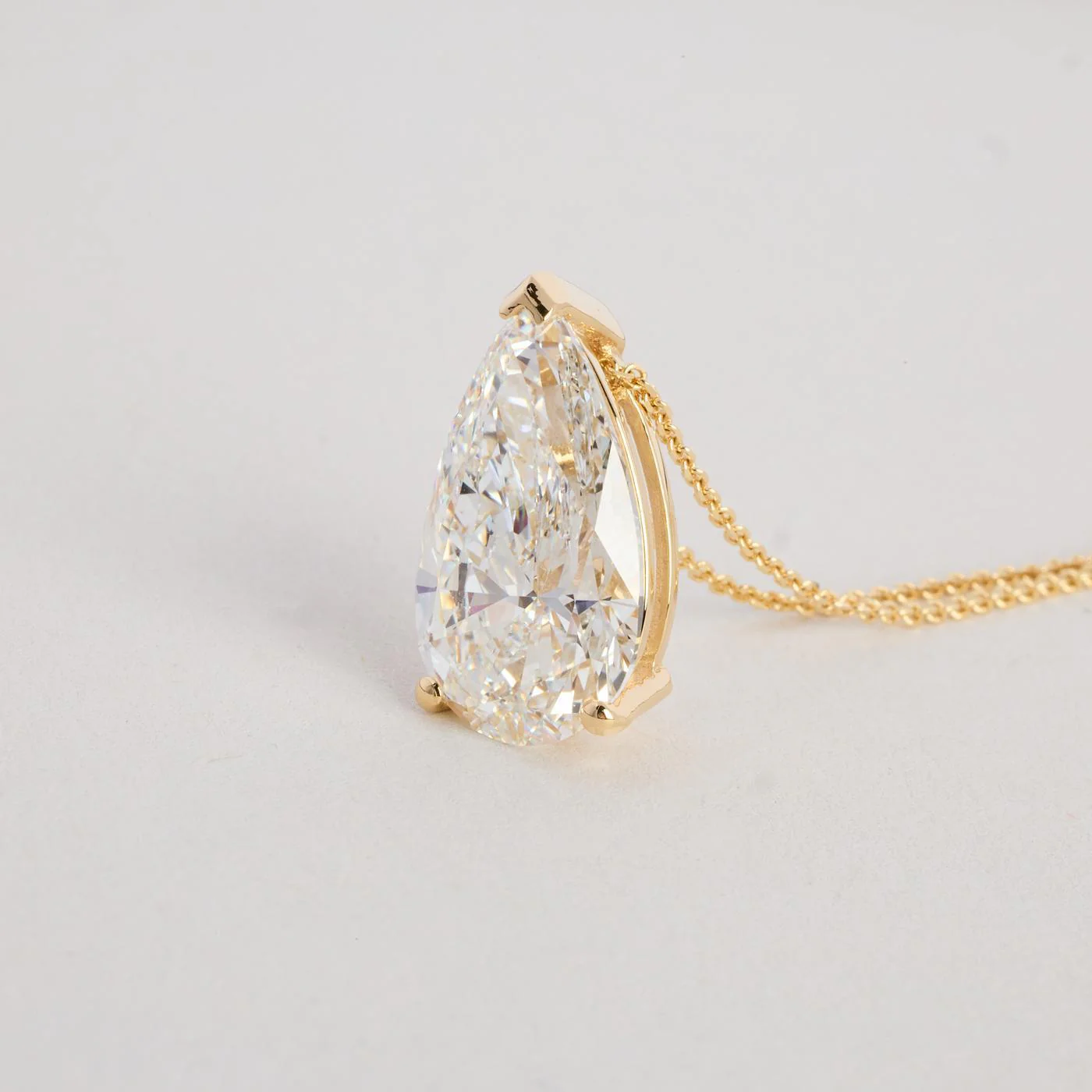 Ankarkedja Halsband med diamant (4.28 ct) i 18K guld, 43 cm, 3.2 g - Image 2