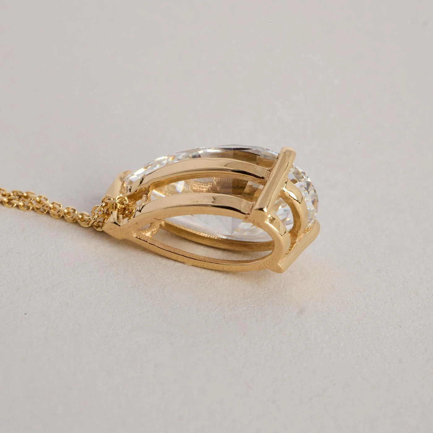 Ankarkedja Halsband med diamant (4.28 ct) i 18K guld, 43 cm, 3.2 g - Image 5