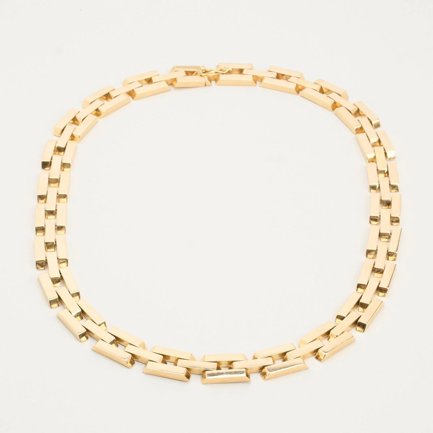 Block Halsband i 14K guld, 41 cm, 40.96 g - Image 3