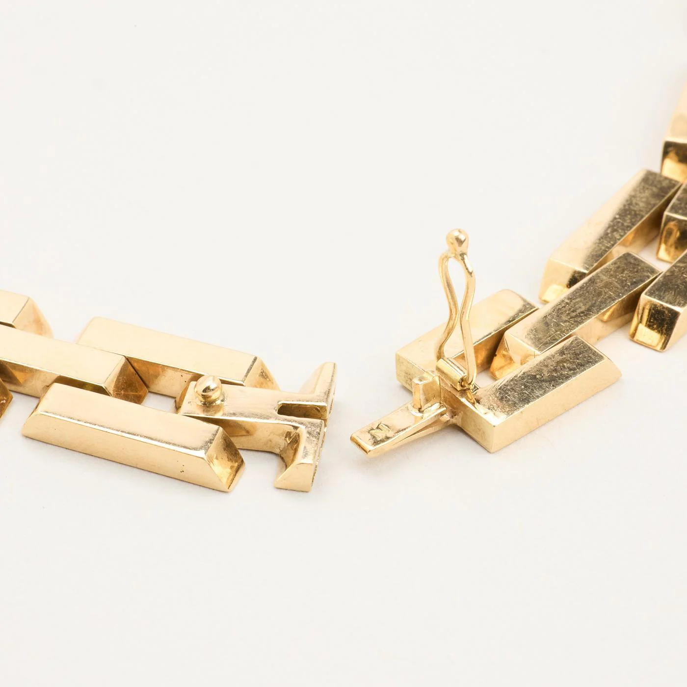 Block Halsband i 14K guld, 41 cm, 40.96 g - Image 4