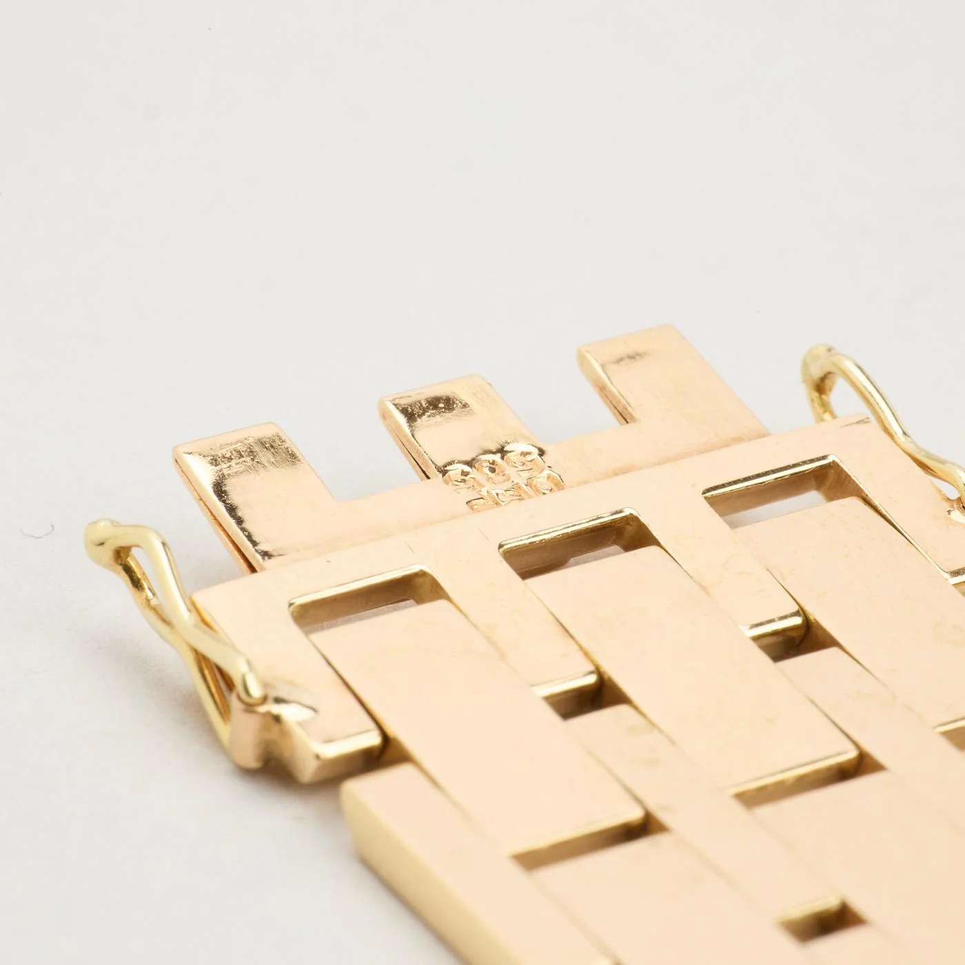 Block Armband i 14K guld, 18.5 cm, 41 g - Image 5