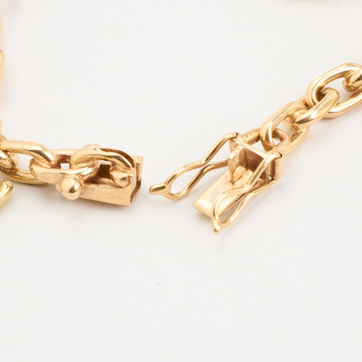 Ankarkedja berlockarmband i 14K guld med en pärla, 18 cm, 18.2 g - Image 5