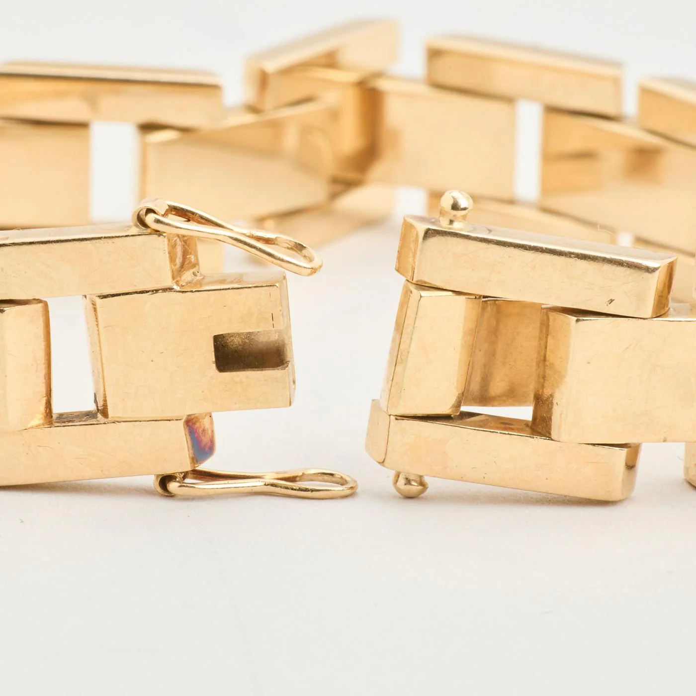 Block Armband i 14K guld, 18.5 cm, 29.71 g - Image 3