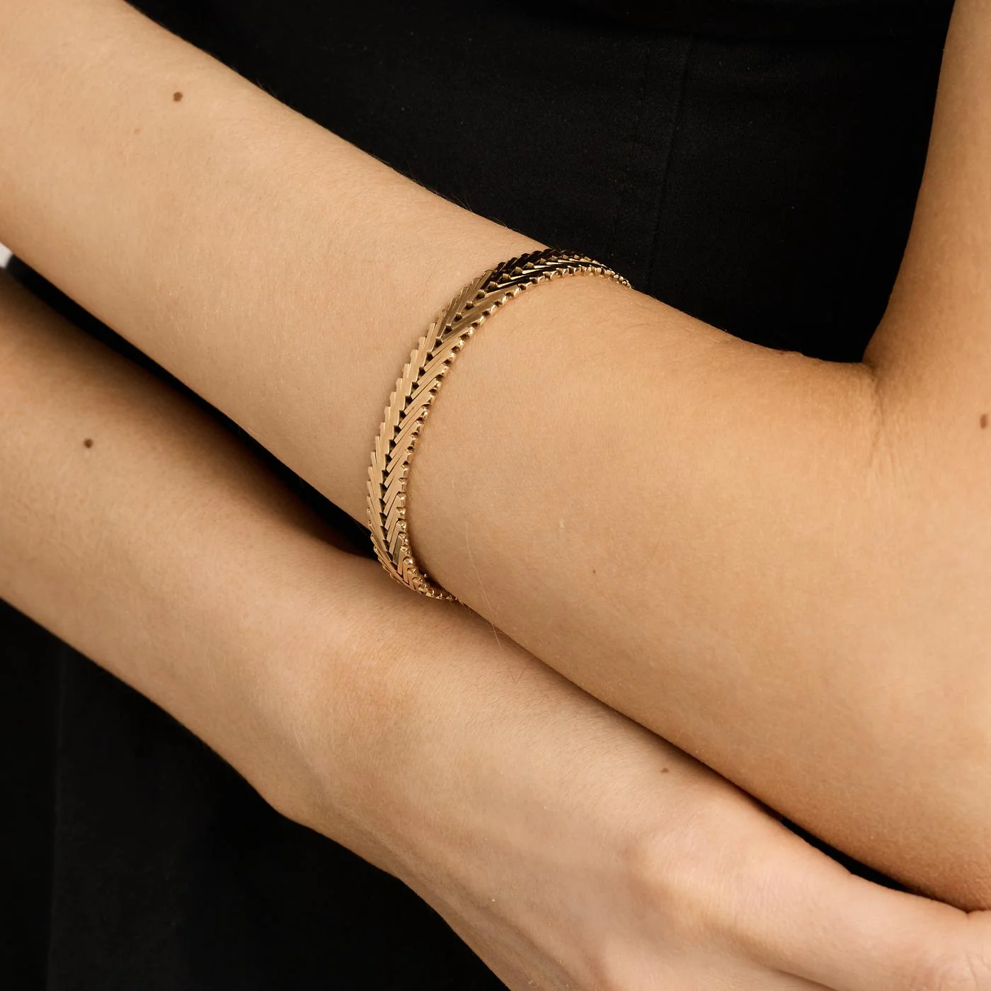 Geneve Armband i 14K guld, 18 cm, 20.7 g