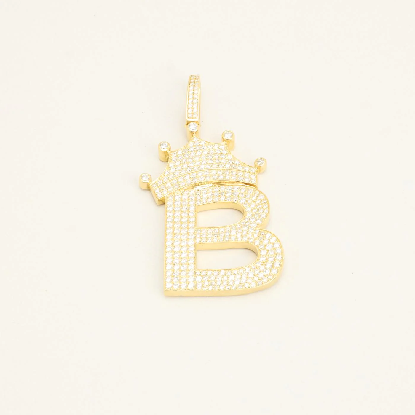 Calisto hänge i form av bokstaven B i 18K guld med diamanter (2.37 ct), 5.8 cm - Image 2