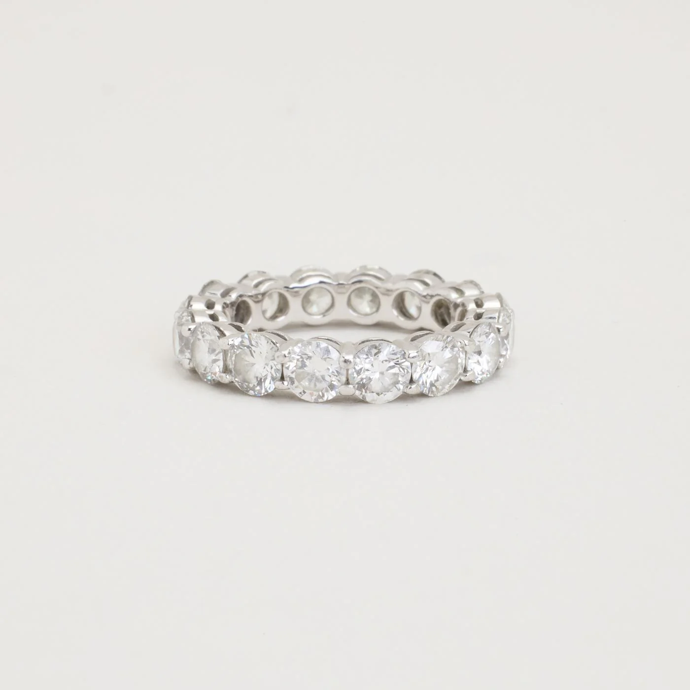 Bach Mouritsen alliansring med diamant (4.86 ct) i 18K guld strl. 16.9 / strl. 53 - Image 2