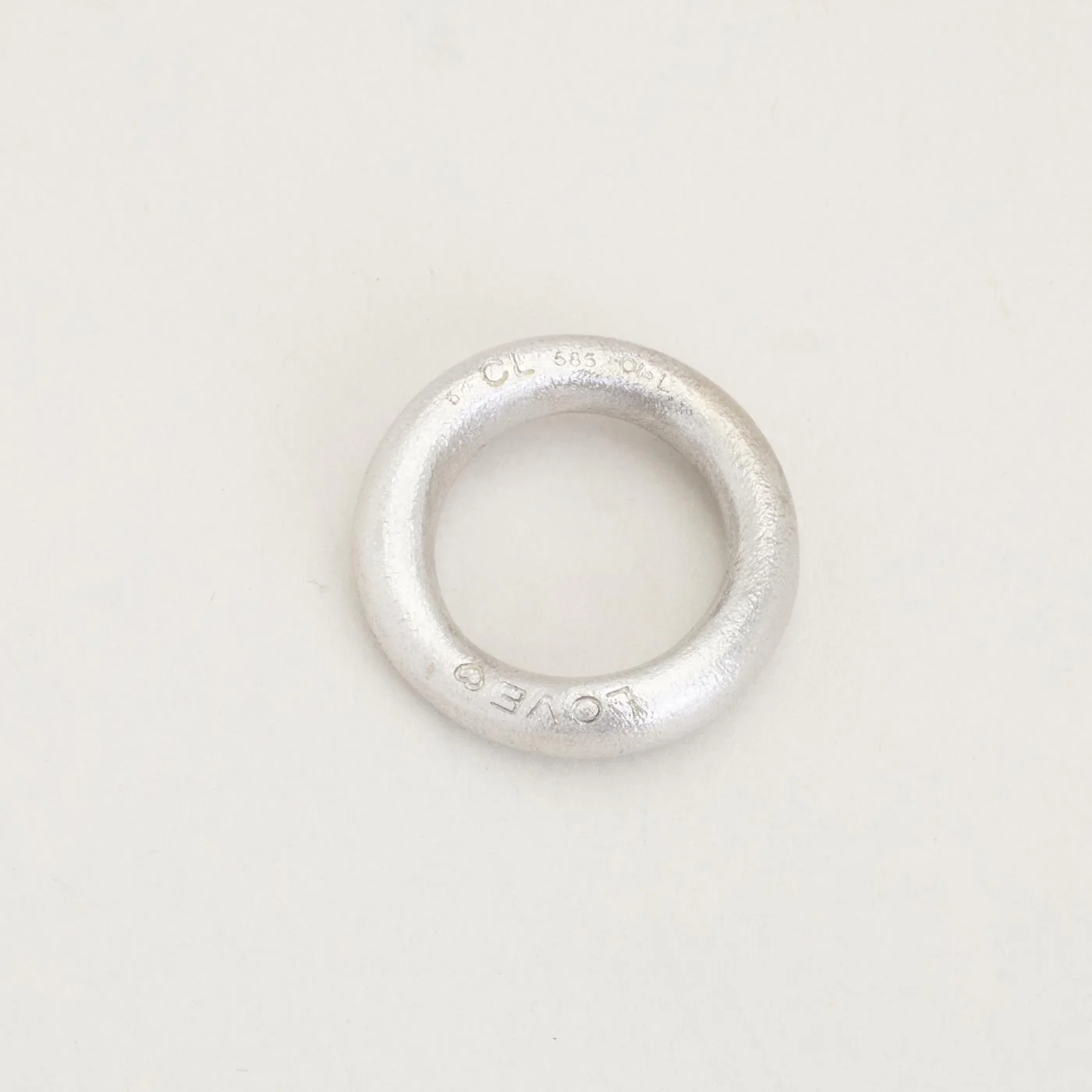 Ole Lyngaard Love nr 5 ring band i 14K vitt guld strl. 16.2 / strl. 51 - Image 6