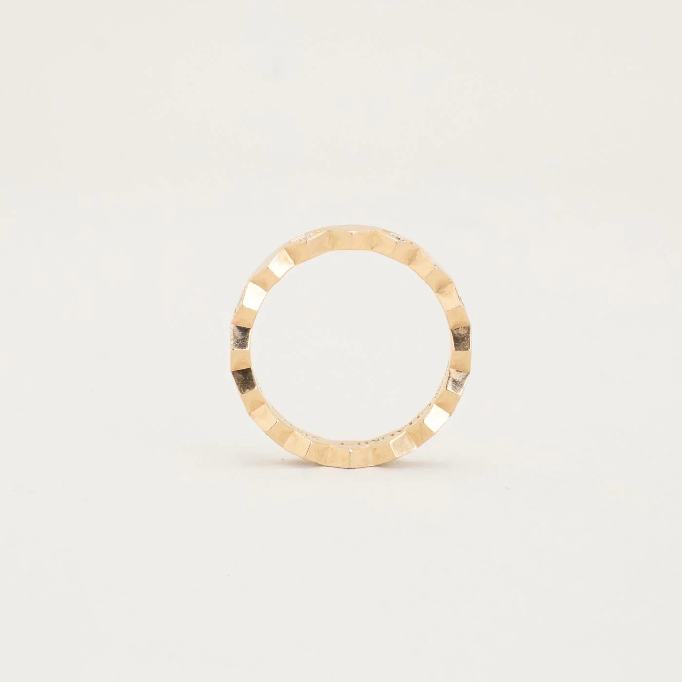 Chaumet Bee De band med diamant (0.31 ct) i 18K roséguld strl. 15.3 / strl. 48 - Image 5