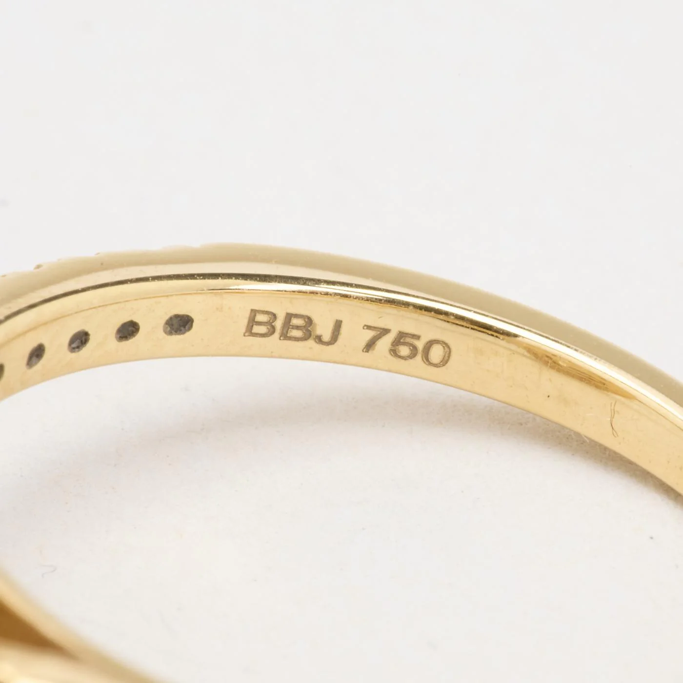 Benedikte Boje Haloring haloring med diamant (1 ct) i 18K guld strl. 15.9 / strl. 50 - Image 9