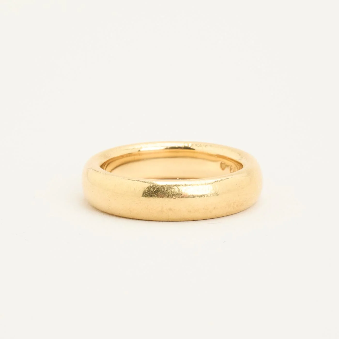 Ole Lynggaard vigselring med diamant (0.09 ct) i 14K guld strl. 17.5 / strl. 55 - Image 4