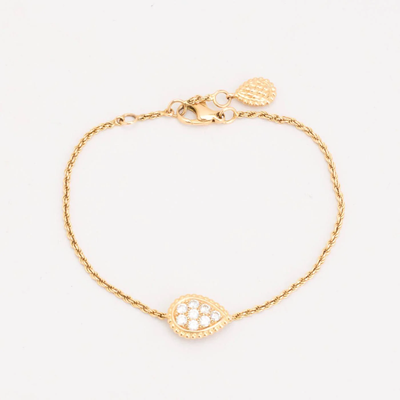 Boucheron Serpent Boheme Cordell Armband med diamant (0.25 ct) i 18K guld, 18 cm, 4.8 g