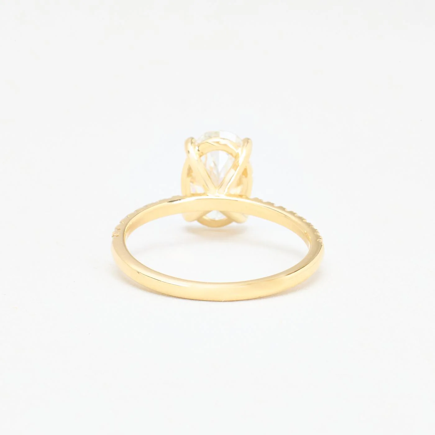 Klassisk Allians solitärring med diamant (2 ct) i nullK guld strl. 17.2 / strl. 54 - Image 3