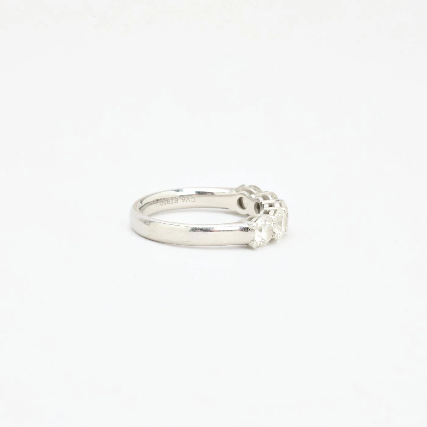 Diamonds Von Arenstorff alliansring med diamant (1 ct) i 950K platin strl. 16.9 / strl. 53 - Image 3